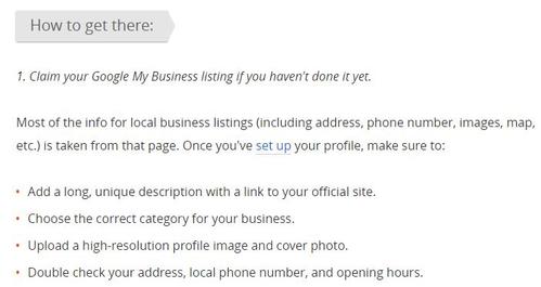 Claim Your Google My Business Listing