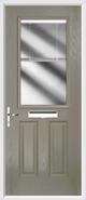 2 Panel 1 Square Composite Door venetian blind