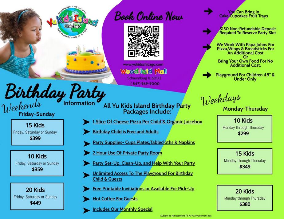 Birthday Party Specials