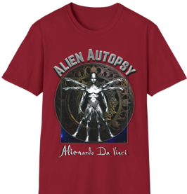 "Alienardo da Vinci" #1 Unisex Softstyle T-Shirt