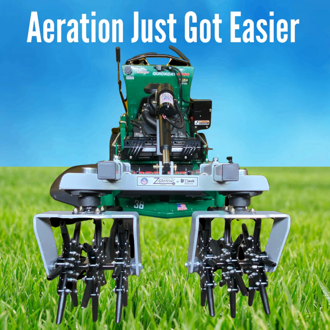 Aerator for deals zero turn