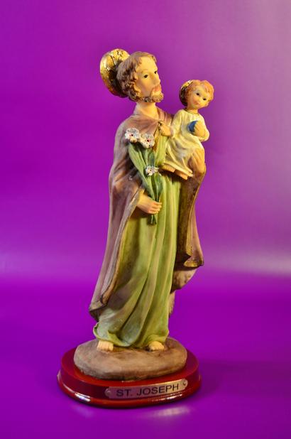 saint joseph and baby jesus
