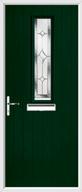 1 Square Composite Door regal sapphire glass