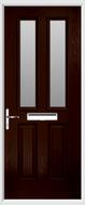 2 panel 2 square glazed composite door