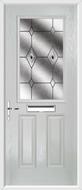 2 Panel 1 Square Composite Door fusion glass