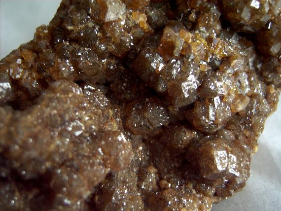TOPAZOLITE ANDRADITE - Stanley Butte, Stanley District, Santa Teresa Mts, San Carlos Indian Reservation, Graham County, Arizona, USA