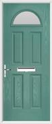 4 Panel 1 Arch Composite Door obscure glass