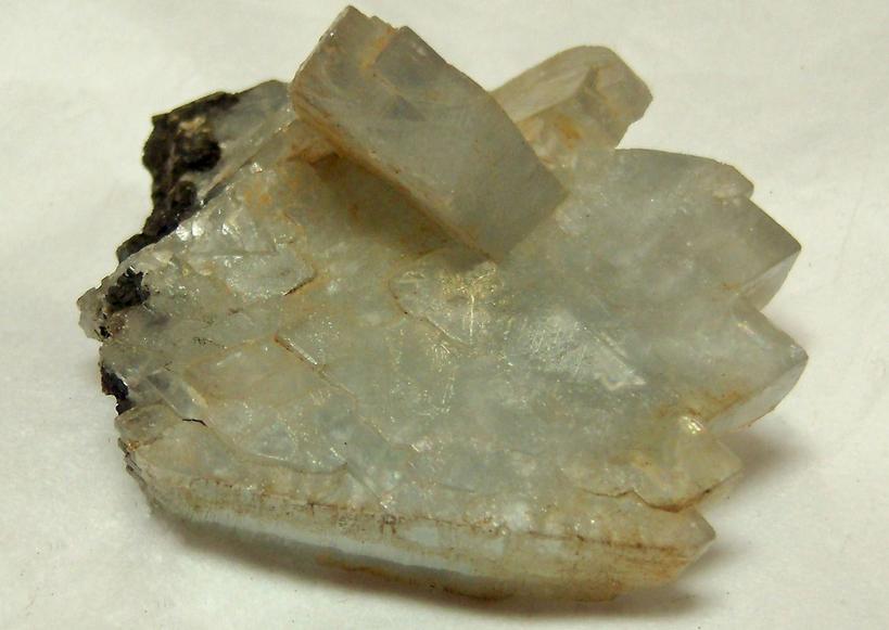 tabular blue BARYTE barite - Cartersville, Cartersville Mining District, Bartow County, Georgia, USA - ex Harold Levey, ex Parker Minerals - for sale