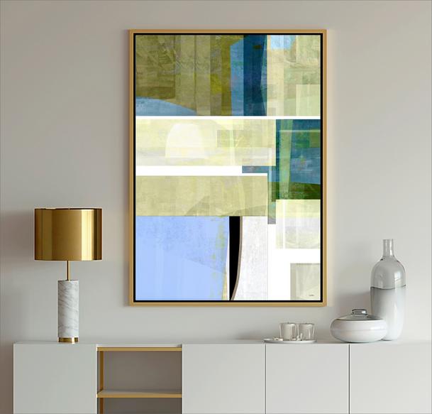 Blue Multi-color Abstract Art, #Dubois Art, #Blue Art, #modern art, #abstract art