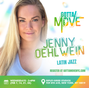 Jenny Oehlwein - Gotta Move NYC Dancer & Choreographer
