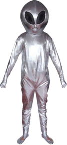 Silver Alien Costume