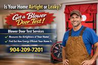 Call for a Blower door test today