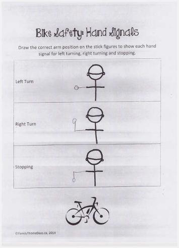 bicycle safety learning activities