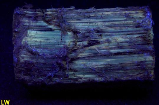 fluorescent Clinochrysotile, Magnetite,Thetford Mines, Les Appalaches RCM, Chaudiere-Appalaches, Quebec, Canada