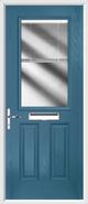 2 Panel 1 Square Composite Door venetian blind