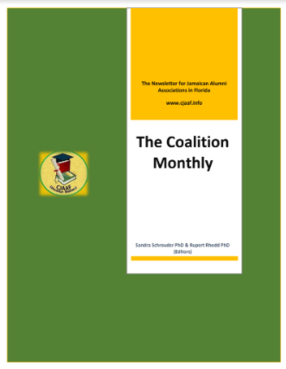 The Coalition Of Jamaican Alumni Associations Of Florida Monthly Newsletter