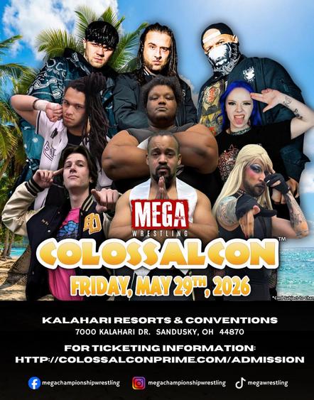 Colossalcon: May 29th, Kalahari Resorts and Conventions