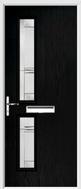 2 Square Composite Door Regal Corenet glass