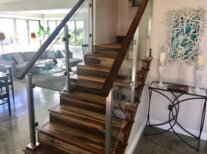 glass railing Hawaii, glass railing Honolulu, glass railing for deck Hawaii, Aluminum Glass Railing, Glass Rail System