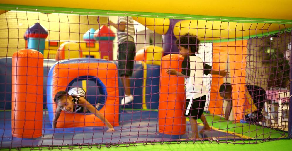 Kids On The Moon Bounce House Party Rental