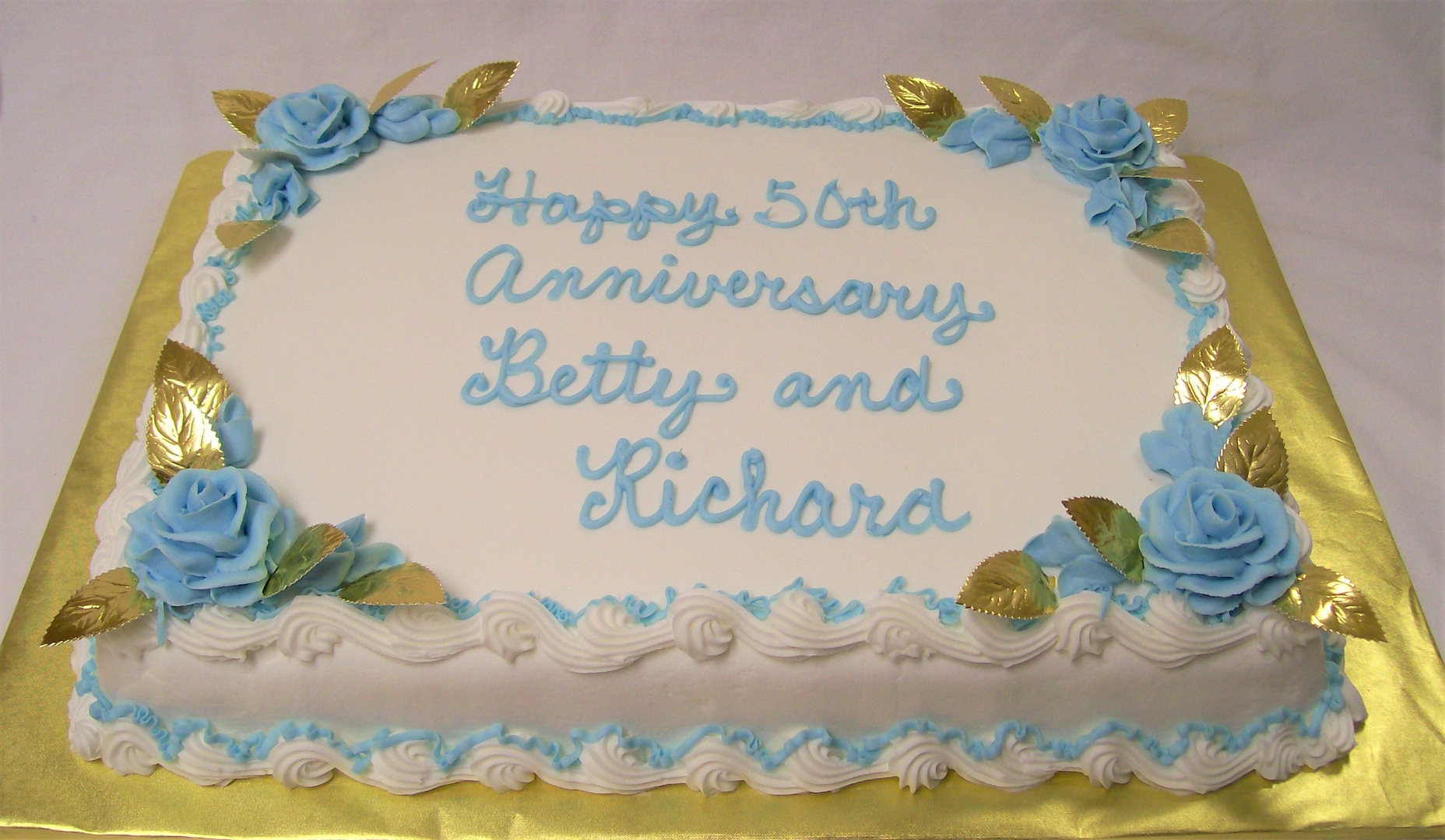 Custom made cakes and cookies in West - Anniversary Cakes 1 Sheet cakes