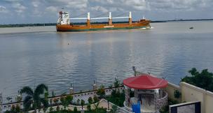 Ships Sailing View From Picnic Spot