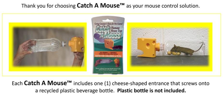 Green Bottle USA, Catch A Mouse - Mouse Trap, Live Catch