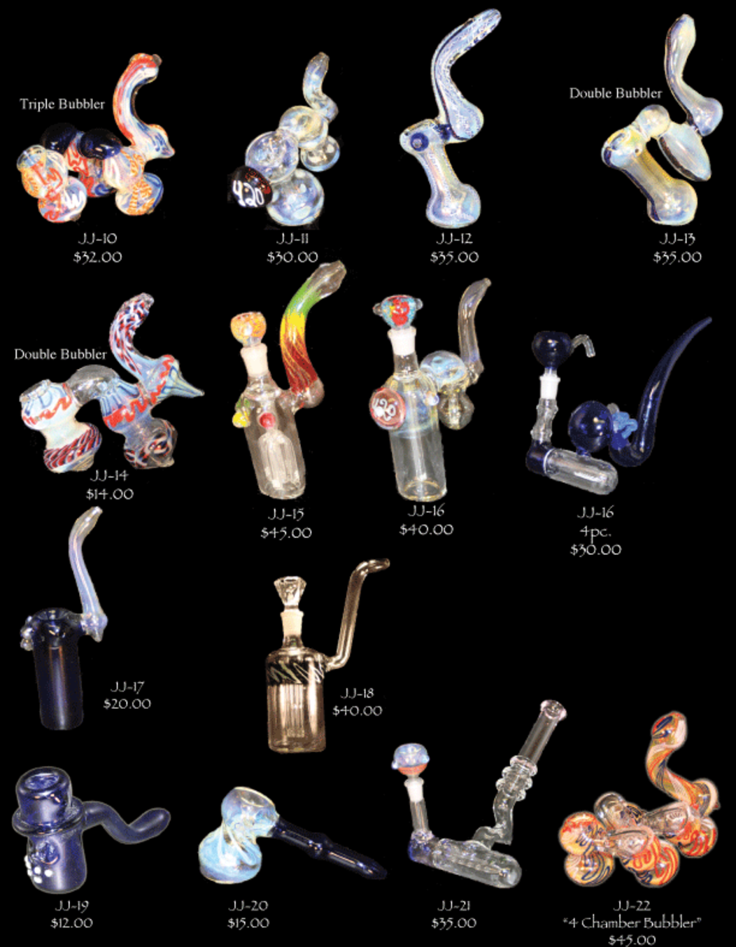 Glass Bubblers