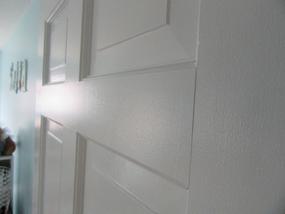 Perfectly painted 6 panel door in Taunton, MA.