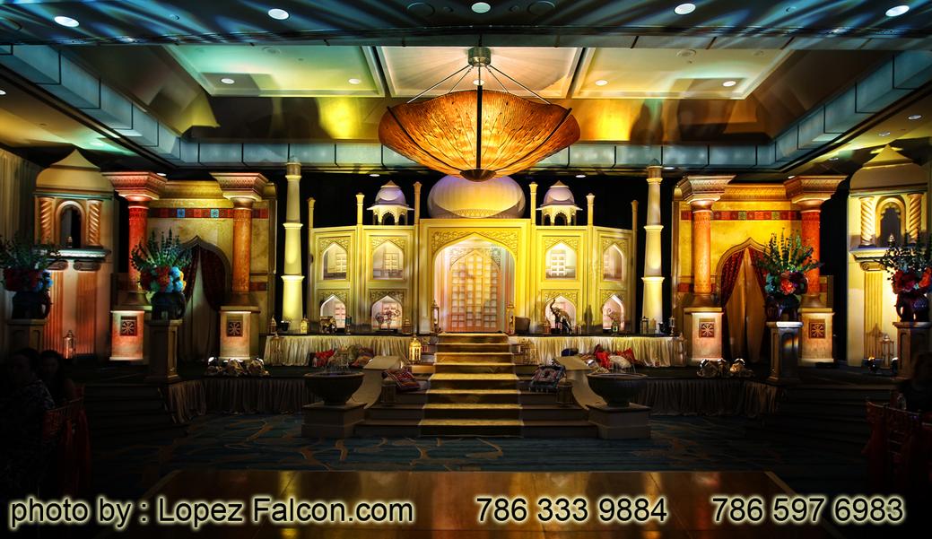BOLLYWOOD INDIAN STAGE DECORATION QUINCES MIAMI PHOTOGRAPHY VIDEO DRESSES QUINCEANERA QUINCE 15 ANOS