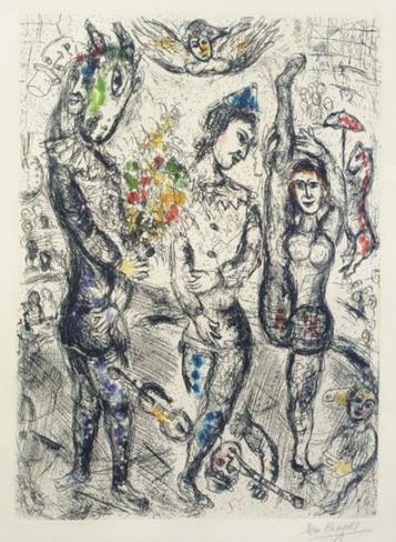 Marc Chagall Le Pierrot