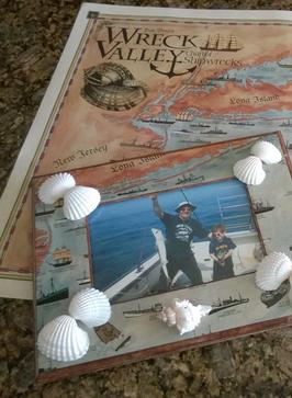 DIY Nautical Shipwreck Chart Picture Frames. www.DIYeasycrafts.com