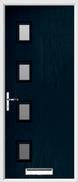 4 square glazed composite door