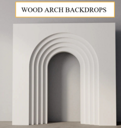 WOOD ARCH BACKDROPS