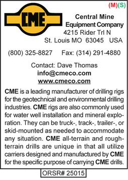 Drill Rig Mfg, Drill Rig Manufacturers, Central Mine Equipment, CME