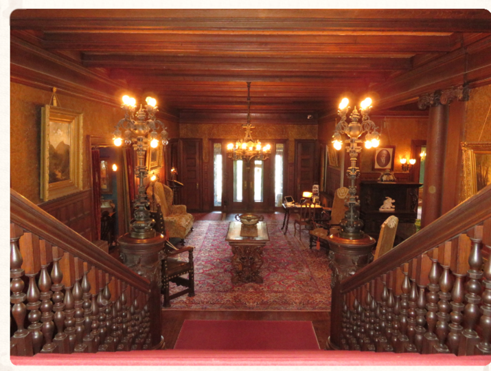 Photo of the Main Hall, Rockcliffe Mansion, Hannibal Missouri