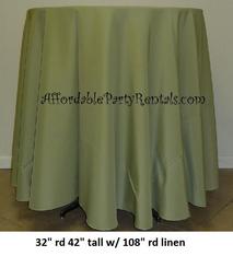 rental table rental chair rental linen