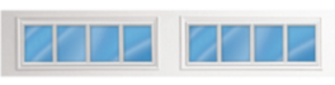 Carriage Garage Door Windows