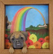 jen monty studios pet portrait pug