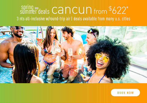 All Inclusive Cancun Summer Vacation Packages from $499 travel zoo promo