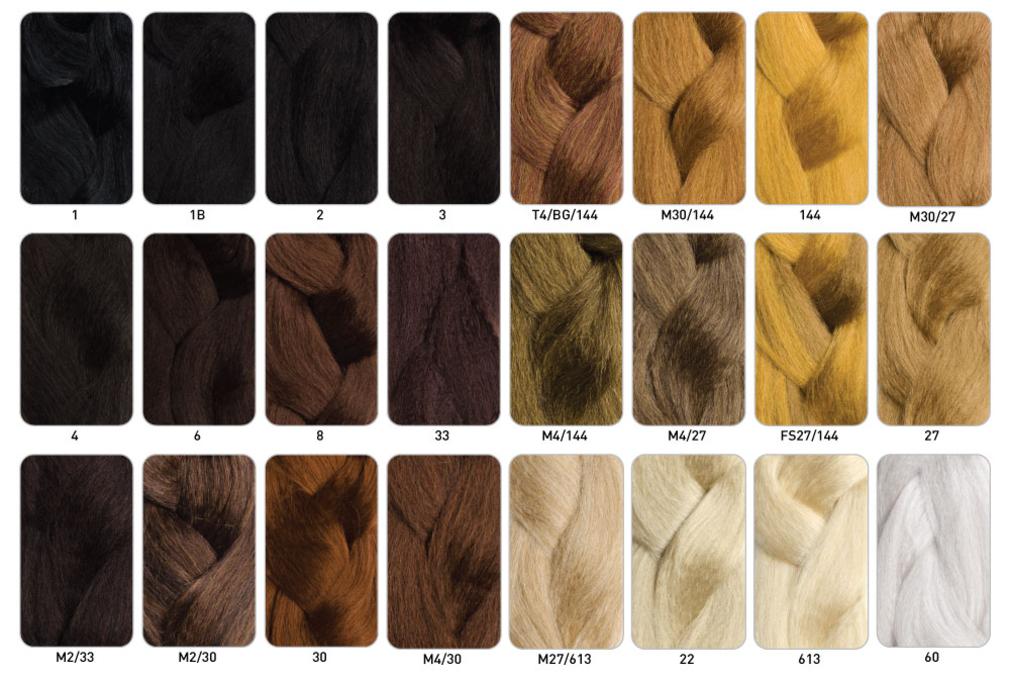 Top 48 image braiding hair color chart Thptnganamst.edu.vn