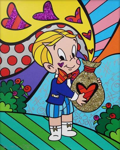 Romero Britto Richie Rich Love