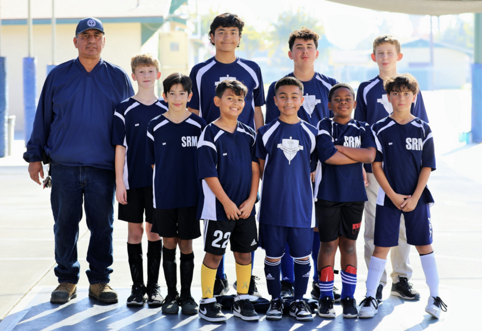 Boys Soccer Team Catholic School Hanford