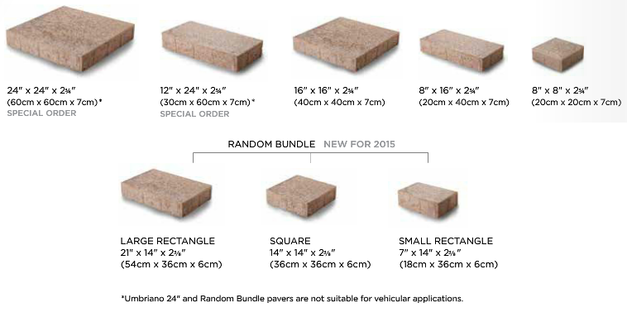 Brick Paver Sizes