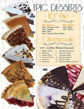 Pie Fundraiser and Cheesecake Fundraiser
