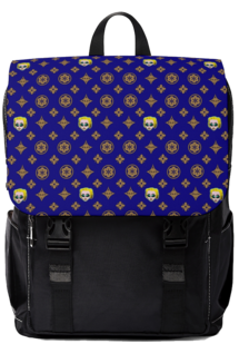 'Malien Monroe' POP ART Unisex Casual Shoulder Backpack in Blue