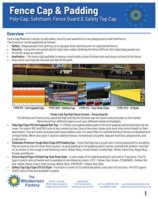 Fence Cap 4 Page PDF Guide