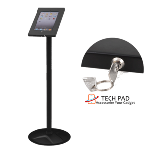 Hire iPad Floor stand, rental tablet with floor kiosk