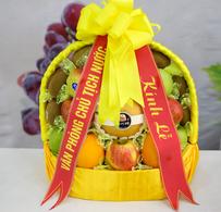 Giỏ hoa quả nhập khẩu biếu tặng, dâng hương