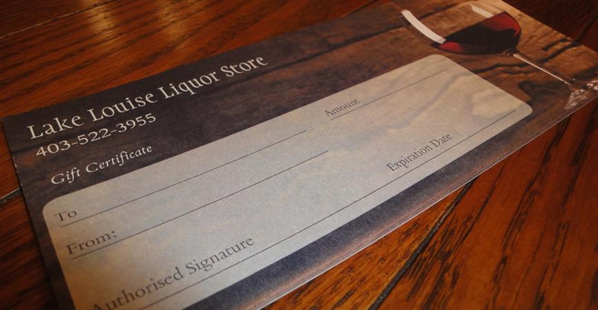 Lake Louise Liquor Store - Gift Certificates, Birthday Party Ideas : Other